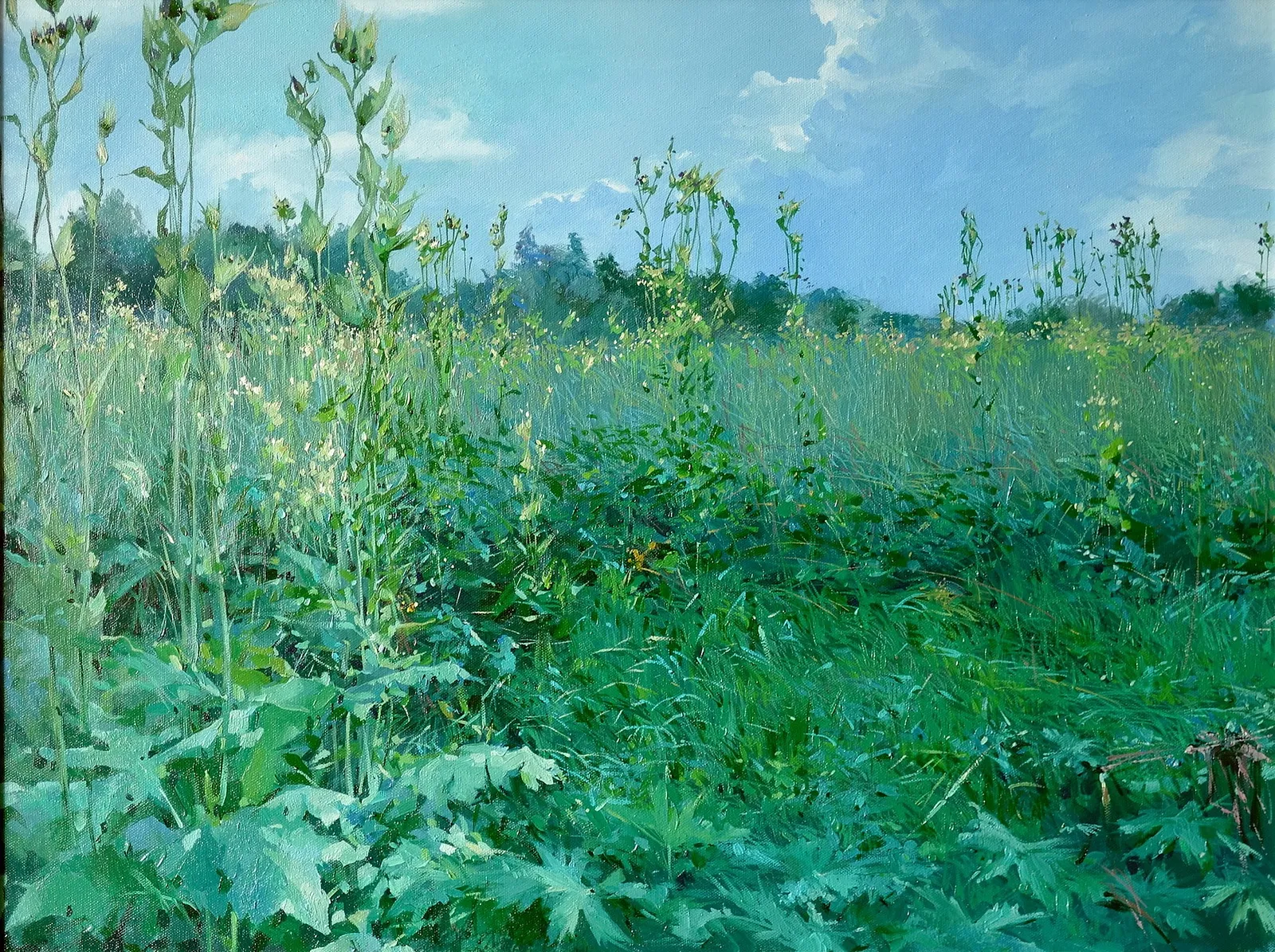 Image of Літо II. Серія «Імпресії» by Maryan Besaga, size: 60Х80 cm, made of олія, полотно, from Укарїна, part of the  ІМПРЕСІЇ series