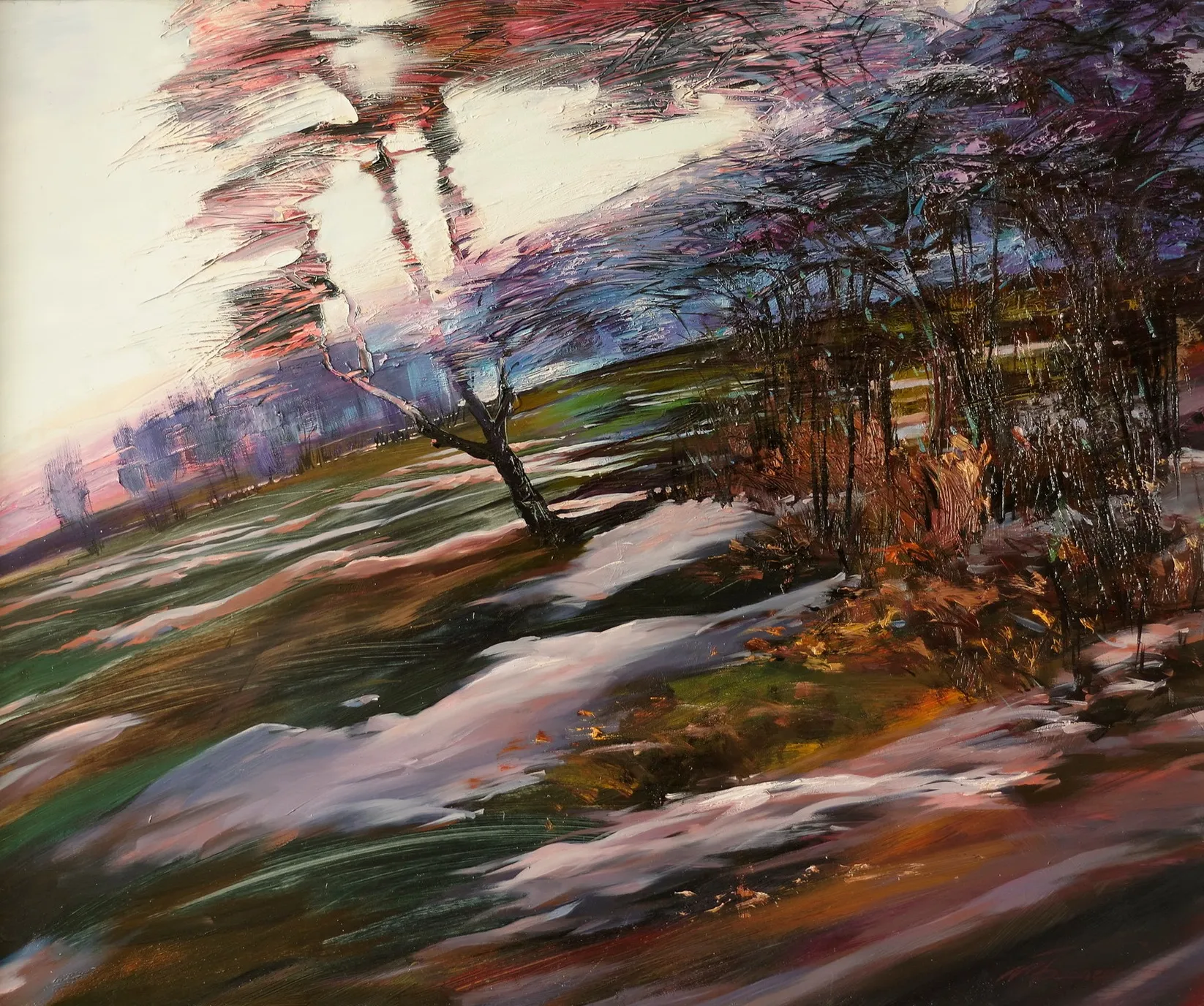 Image of Spring is coming soon. "Presence" series. by Maryan Besaga, size: 70Х85 cm, Painting medium, part of the IMPRESSIONS series