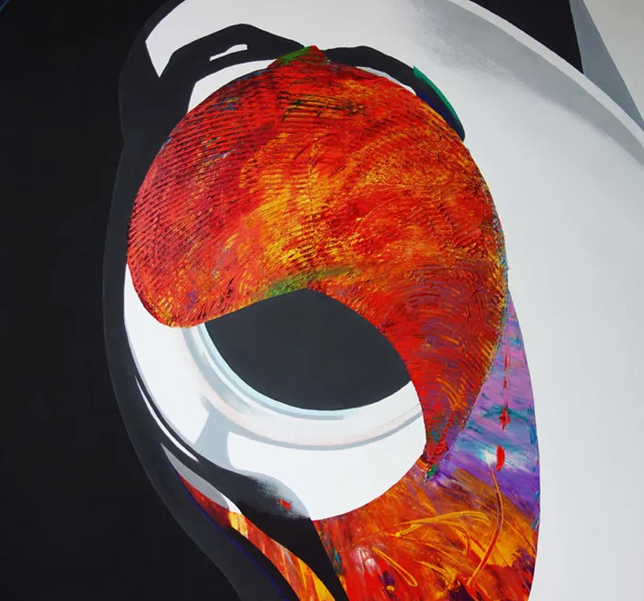 Image of Первинний рух I  Серія «Prima Motus» by Maryan Besaga, size: 100х100 см, made of олія, акрил, полотно, Painting medium, from Укарїна, part of the PRIMA MOTUS  series, priced at $3000