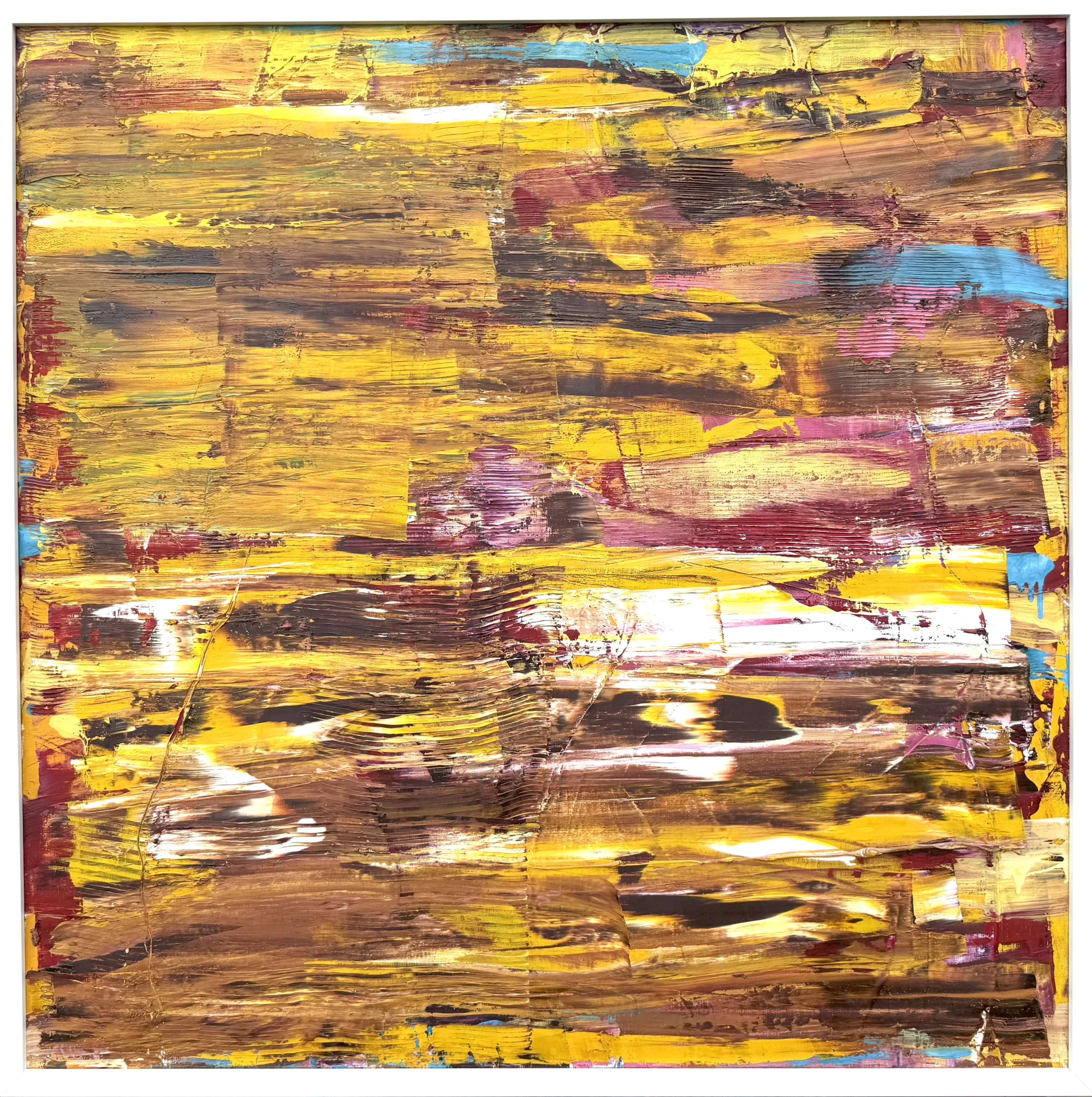 Image of Insomnia IІІ— "Insomnia" Series by Maryan Besaga, size: 90 Х 90 см, made of  oil on canvas, Painting medium, from   Ukraine, part of the INSOMNIA series, priced at $2000