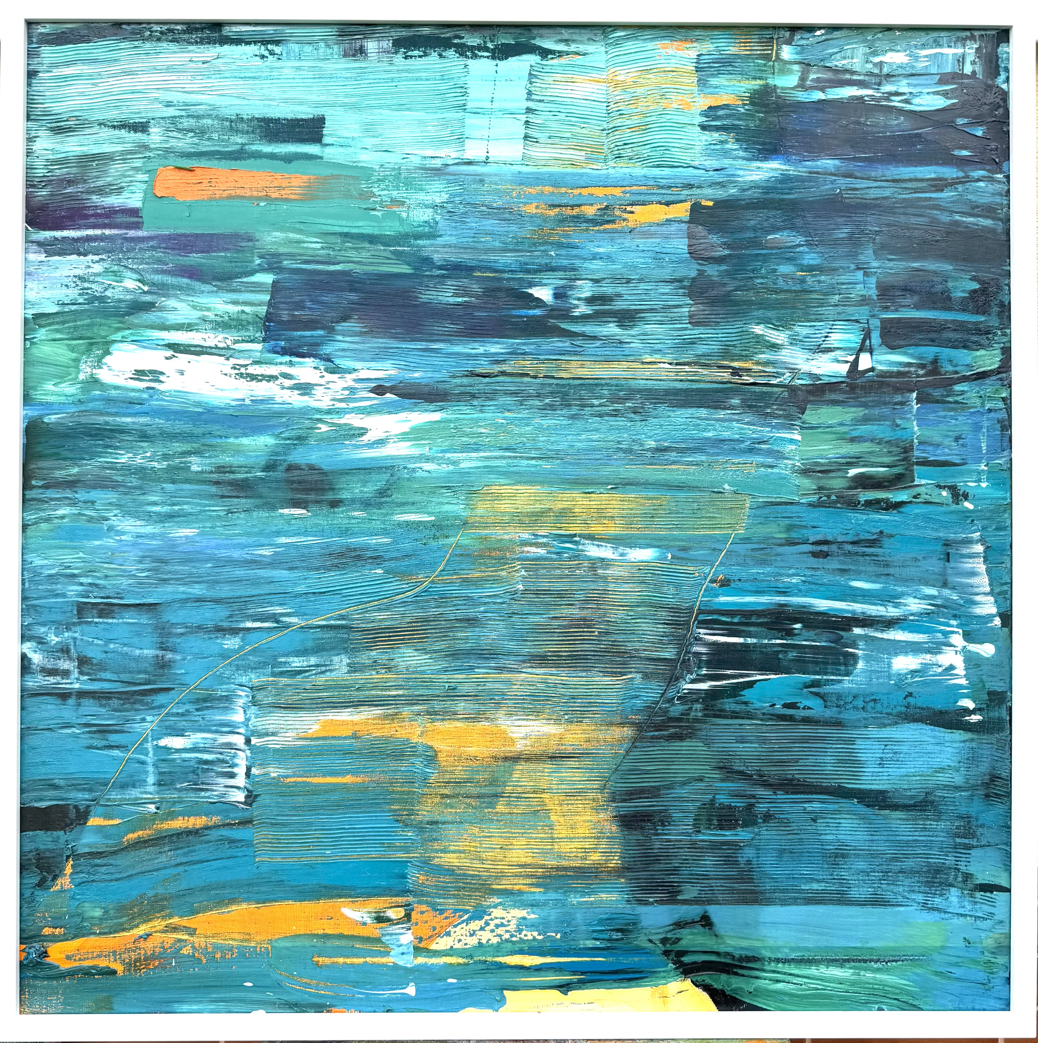 Image of Insomnia VII — "Insomnia" Series by Maryan Besaga, size: 90 Х 90 см, made of oil on canvas, Painting medium, from  Ukraine, part of the INSOMNIA series, priced at $2000