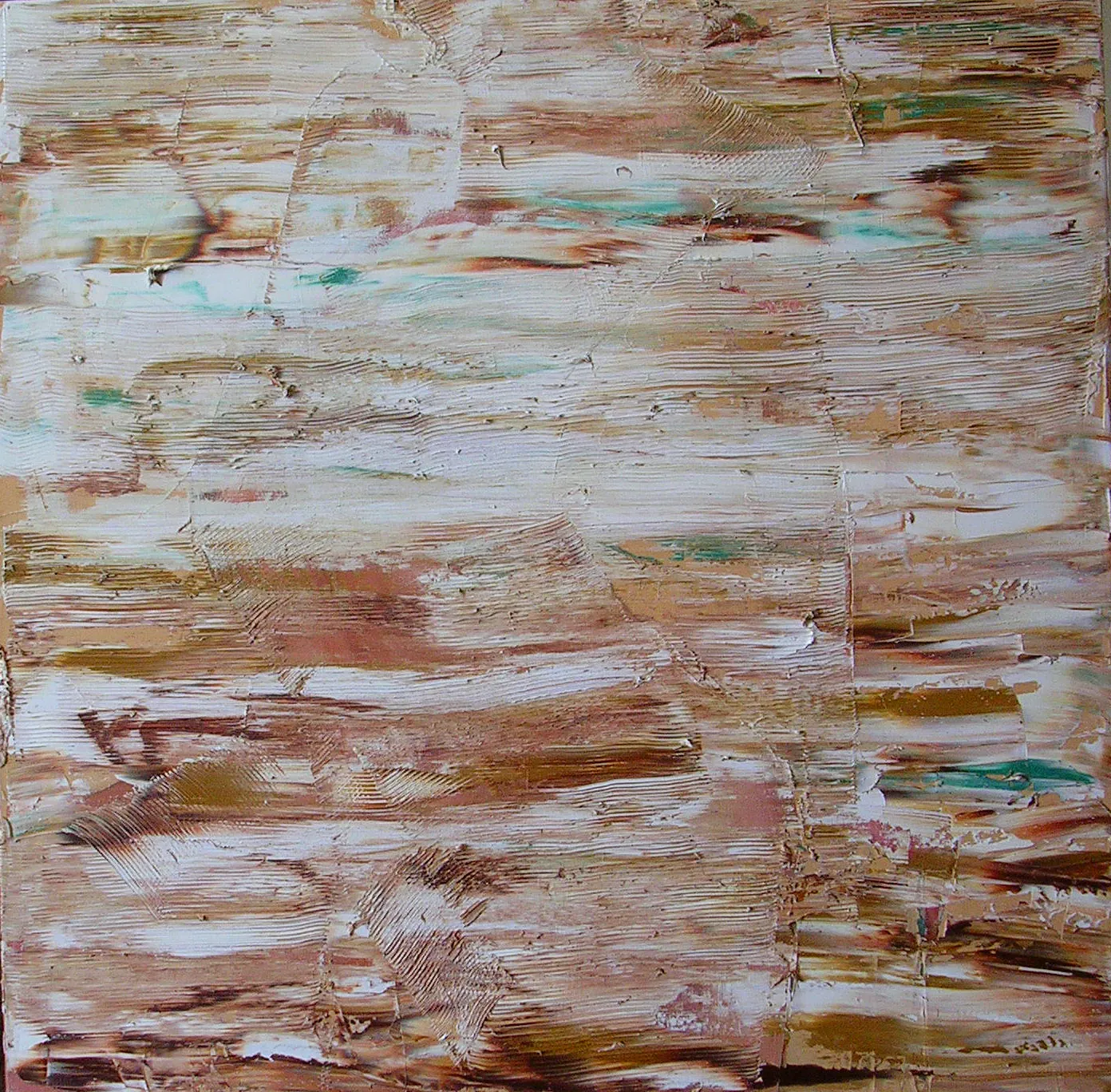 Image of Insomnia XVIII — "Insomnia" Series by Maryan Besaga, size: 90 Х 90 см, made of oil on canvas, Painting medium, from Ukraine, part of the INSOMNIA series