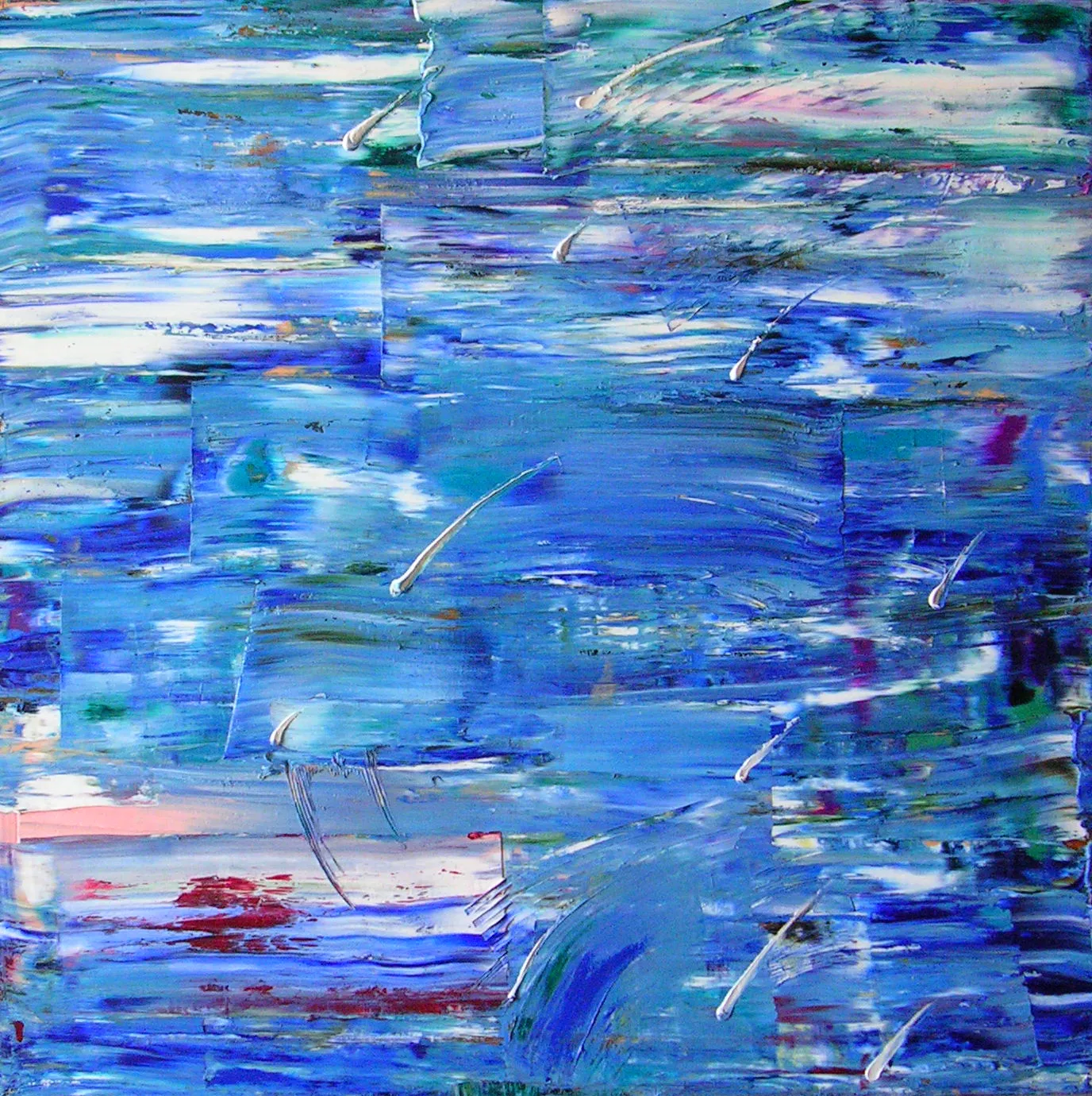 Image of  Insomnia XXIII — "Insomnia" Series by Maryan Besaga, size: 90х90 cm, made of oil on canvas, Painting medium, from   Ukraine, part of the INSOMNIA series