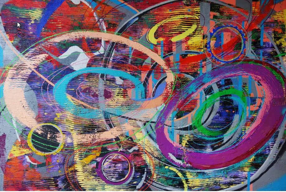 Image of Origo / Початок 0I  Серія «Prima Motus» by Maryan Besaga, size: 80х140 см, made of олія, акрил, полотно, Painting medium, from Укарїна, part of the PRIMA MOTUS  series, priced at $8000
