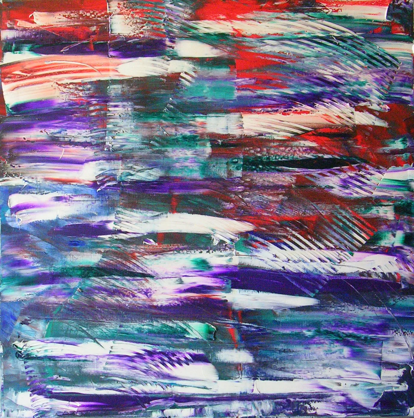 Image of Insomnia V — "Insomnia" Series by Maryan Besaga, size: 90х90 cm, made of oil on canvas, Painting medium, from Ukraine, part of the INSOMNIA series, priced at $2000