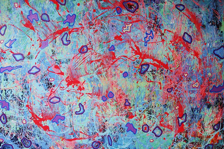 Image of Origo / Початок 04 Серія «Prima Motus» by Maryan Besaga, size: 80х140, made of олія, акрил, полотно, Painting medium, from Укарїна, part of the PRIMA MOTUS  series, priced at $8000