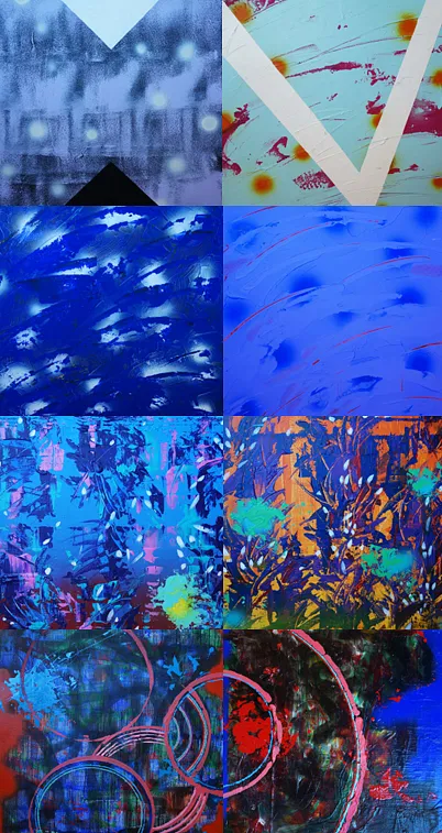 Image of Genesis II  Серія «Prima Motus» by Maryan Besaga, size: 160x80 cm, made of mixed media on canvas, Painting medium, from Укарїна, part of the PRIMA MOTUS  series