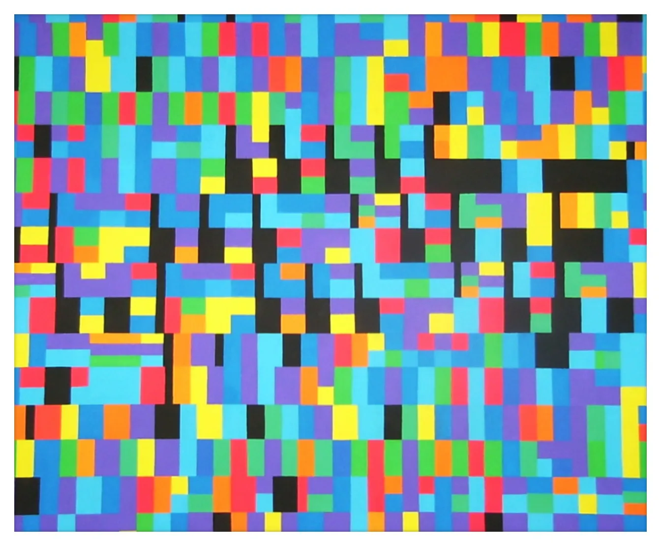 Image of Schumann’s. Sonata of Youth — "Transformation" Series by Maryan Besaga, size: 80 х100 cm, made of acrylic on canvas, Painting medium, from Poland, part of the TRANSFORMATION series