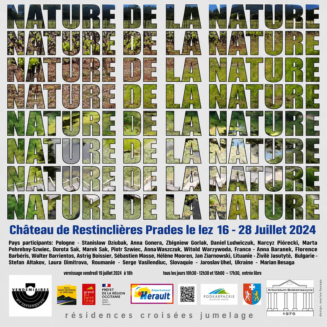 Cover image of NATURE DE LA NATURE  by Maryan Besaga, a SELECTED GROUP EXHIBITIONS, based in France