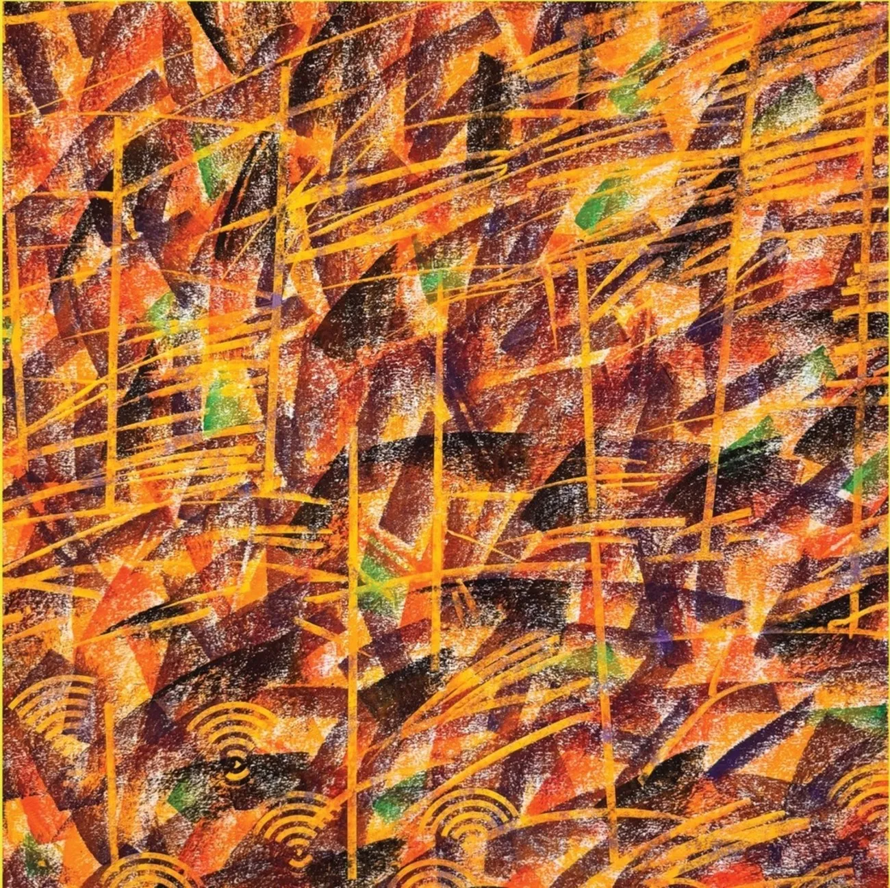 Image of Autumn Rhythms by Maryan Besaga, size: 70 х 70 см, made of pastel, paper, Graphics medium, from Ukraine, part of the ART TO WEAR series, priced at $4500