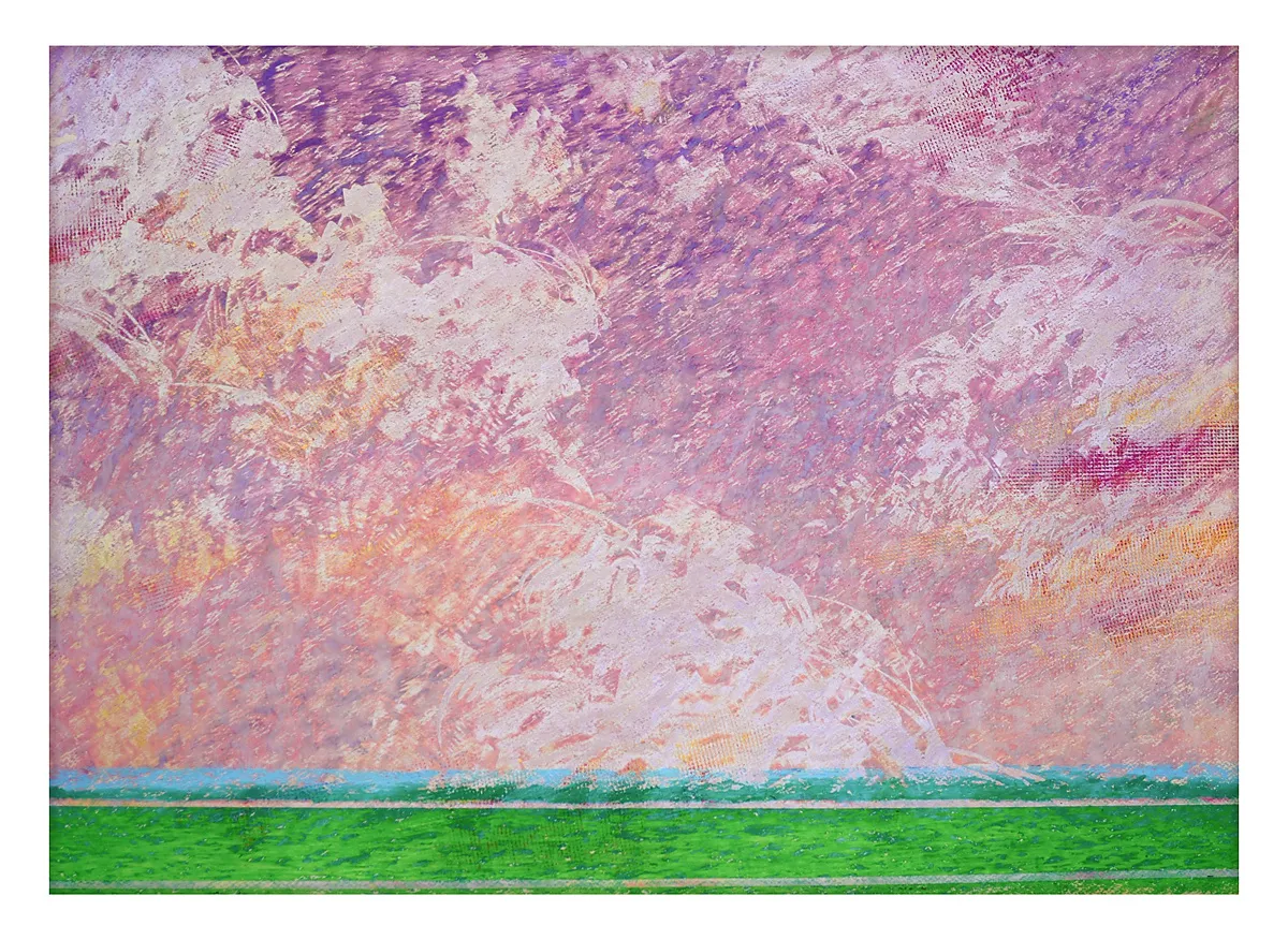 Image of Reflections 02 by Maryan Besaga, size: 60 х 70 см, made of pastel, paper, Graphics medium, from Ukraine, part of the REFLECTIONS series, priced at €1600